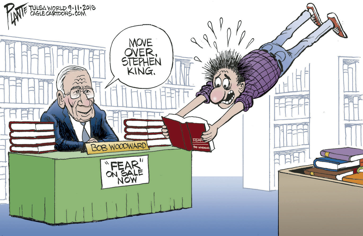 Bruce Plante Cartoon: Trump in the White House